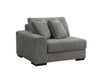 U243 - 6 Piece Sectional (2 Armless Chairs, 1 Console, 1 Right Chaise, 1 LAF Seat, 1 Wedge) - Gray - alternate view 2
