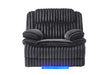 U8686 - Power Recliner With LED - Black