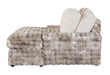 U8292 - Lounger Sofa With USB - Gray - alternate view 2