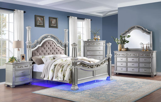 B062 - Mirror - Metallic Shimmer Silver - alternate view 2