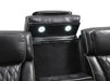 U70 - Power Reclining Sofa With Power Headrest, Reading Light, Massage, Heat, Ambient Lighting - Black - alternate view 2