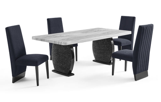 D2502 - 9 Piece Dining Room Set - Black - alternate view 2