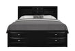 Linda - Queen Bed - Black