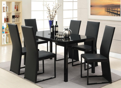 D228 - Dining Side Chair (Set of 2) - Black - alternate view 2