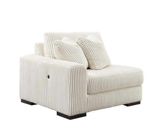 U244 - 6 Piece Living Room Set (2 Armless Chairs, 1 Console, 1 Right Chaise, 1 LAF, 1 Wedge) - White - alternate view 2