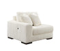 U244 - 6 Piece Living Room Set (2 Armless Chairs, 1 Console, 1 Right Chaise, 1 LAF, 1 Wedge) - White - alternate view 2