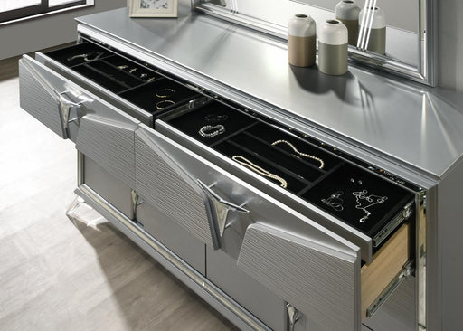 B024 - Dresser - Olive Shimmer Silver - alternate view 2