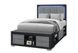 Emma - Full Bed - Black / Gray - alternate view 2