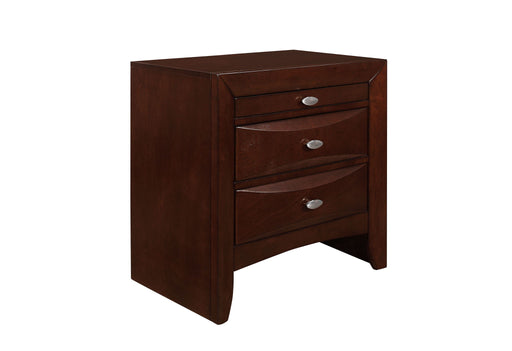 Linda - Nightstand - New Merlot - alternate view 2