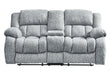 U250 - Reclining Sofa / Console Reclining Loveseat - Gray - alternate view 3