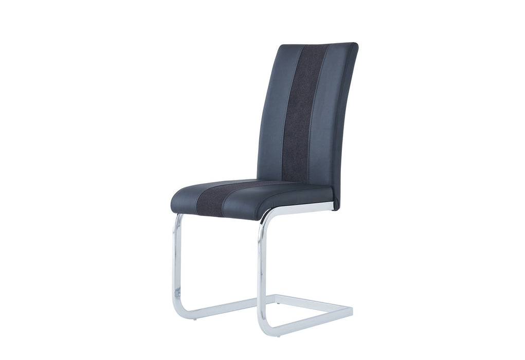 D1628 - 5 Piece Dining Room Set (D1628 Dining Table And 4 D915 Dining Chairs) - Black - alternate view 2