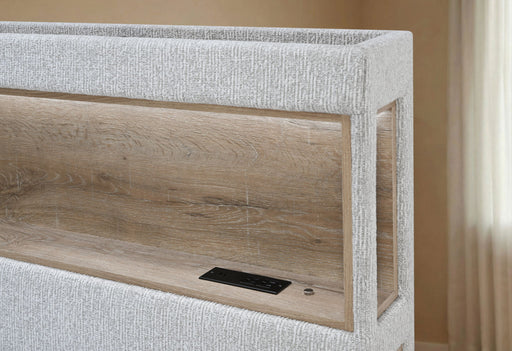 Sadie - King Bed With Storage - Beige - alternate view 2