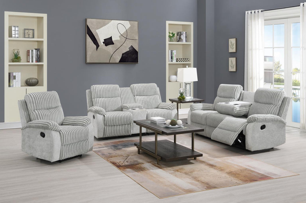 U182 - Corduroy Motion Chair - Gray - alternate view 3