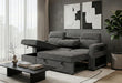 U2601 - Reversible Sofa Bed With Drop Down Table And Speaker - Dark Gray - alternate view 2