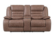 U2250 - Console Reclining Loveseat - Brown