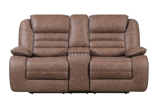 U2250 - Console Reclining Loveseat - Brown