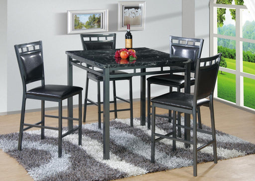 D680 - Counter Height Table - Black - alternate view 2