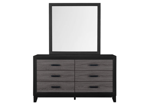 Lisbon - 5 Piece Full Bedroom Set - Gray / Black - alternate view 2