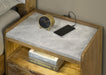 B275 - Nightstand - Light Aspen Oak - alternate view 2