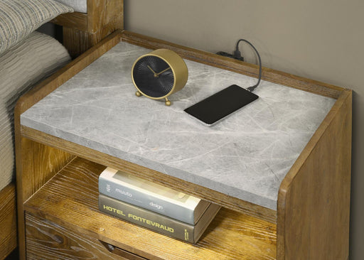 B275 - Nightstand - Light Aspen Oak - alternate view 2