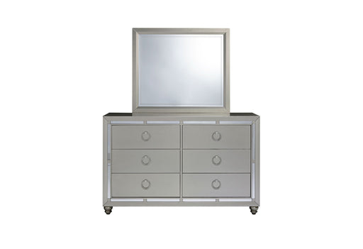 Riley - 5 Piece Queen Bedroom Set - Silver - alternate view 2