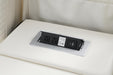U94 - LED Power Reclining With Power Headrest Chair - White - alternate view 3
