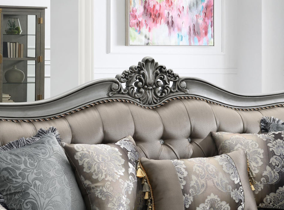 U203 - Traditional Loveseat - Gray - alternate view 3