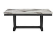 D1319 - 5 Piece Dining Room Set (Dining Table And 4 Dining Chair) - Black / Light Gray / White - alternate view 3