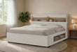 Sadie - Queen Bed With Storage - Beige