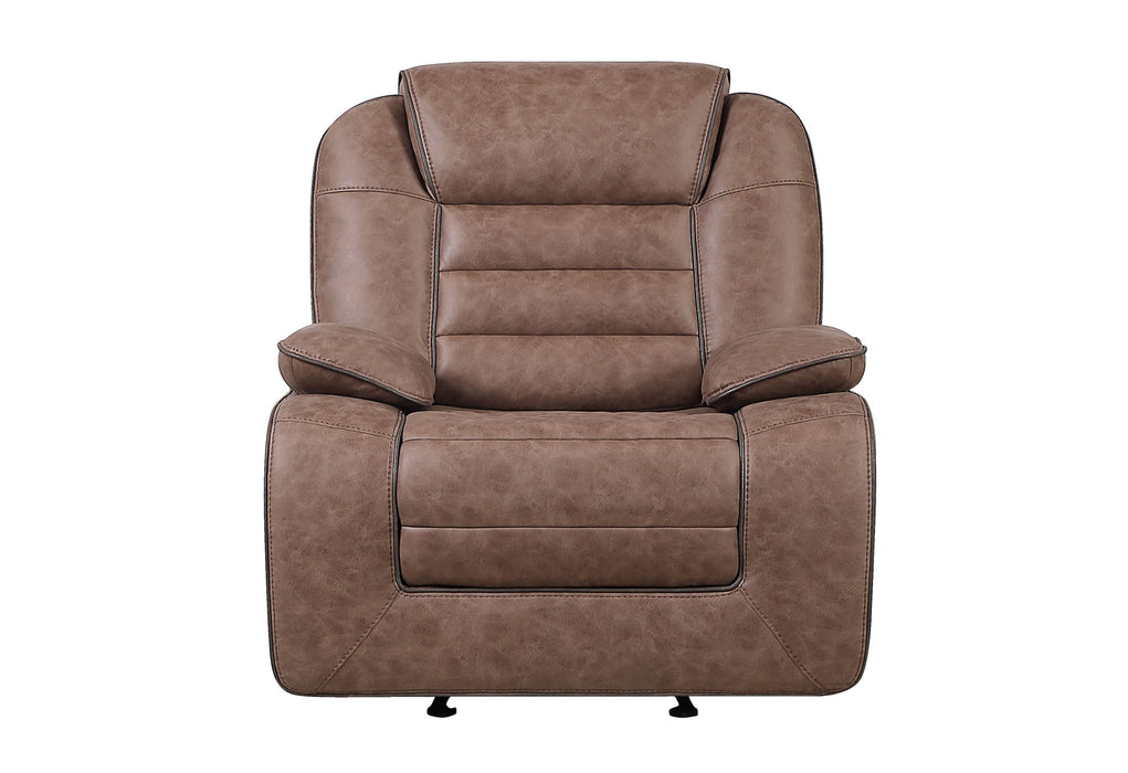 U2250 - Reclining Sofa / Console Reclining Loveseat / Glider Recliner - Brown - alternate view 4