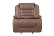 U2250 - Reclining Sofa / Console Reclining Loveseat / Glider Recliner - Brown - alternate view 4
