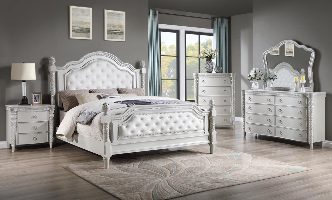 B033 - Nightstand - White - alternate view 2