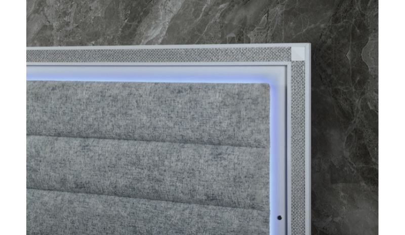 Soleil - King Bed - White - alternate view 2