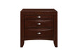 Linda - Nightstand - New Merlot