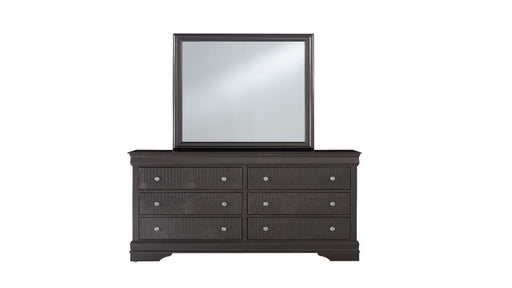 Pompei - 5 Piece Queen Bedroom Set With LED - Gray - alternate view 2