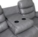 U156 - Motion LED Loveseat - Gray - alternate view 2
