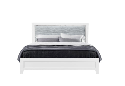 Luccia - 5 Piece Twin Bedroom Set With LED - White - alternate view 2