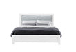 Luccia - 5 Piece King Bedroom Set With LED - White - alternate view 3
