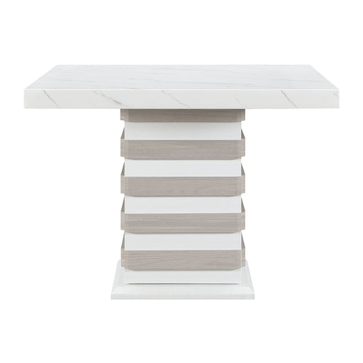 D2507 - Bar Table With Hidden Storage In The Base - White - alternate view 2