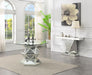 G-102 - Glamour Dining Table - Pearl Silver