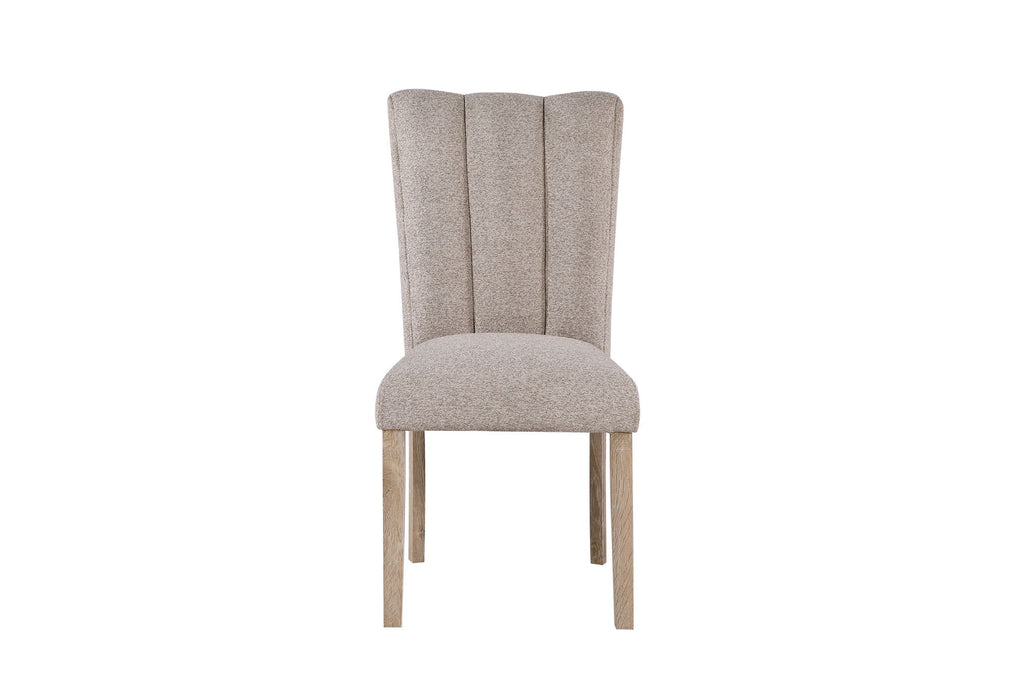 D02 - 5 Piece Dining Room Set (D02 Dining Table And 4 D8683 Dining Chairs) - Beige / Natural / White - alternate view 3