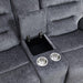 U152 - Motion Loveseat - Gray - alternate view 2