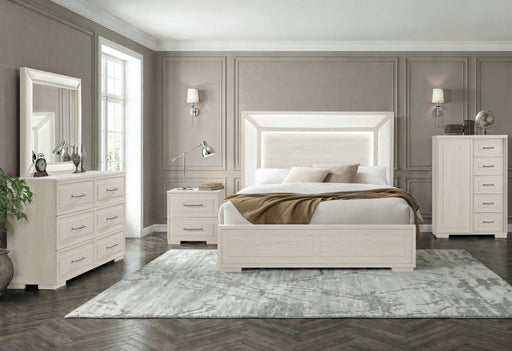 Clara - Nightstand - Beige - alternate view 2