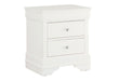 Pompei - Croc Nightstand - Metallic White - alternate view 2