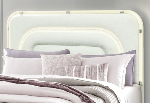 Lyra - Queen Bed With LED - Beige - alternate view 2