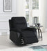 U181 - Corduroy Motion Chair - Black