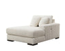 U244 - 6 Piece Living Room Set (2 Armless Chairs, 1 Console, 1 Right Chaise, 1 LAF, 1 Wedge) - White - alternate view 3