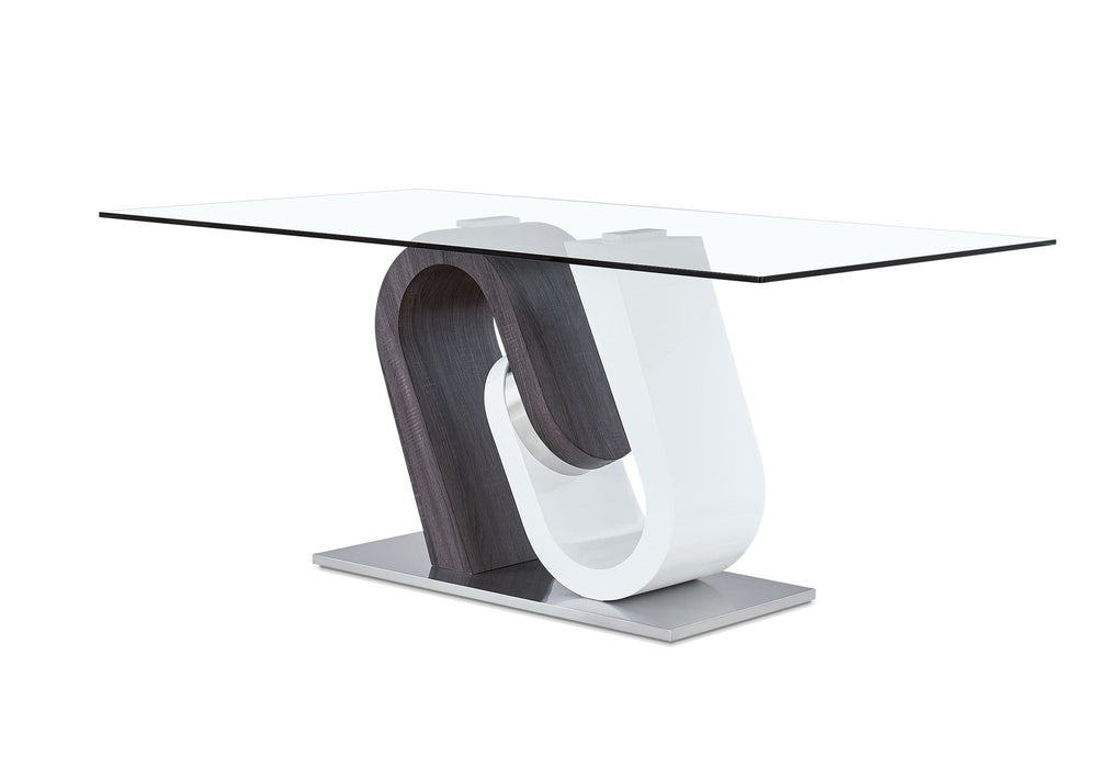 D4127 - 9 Piece Dining Room Set (Dining Table And 8 Dinning Chairs) - Silver - alternate view 3