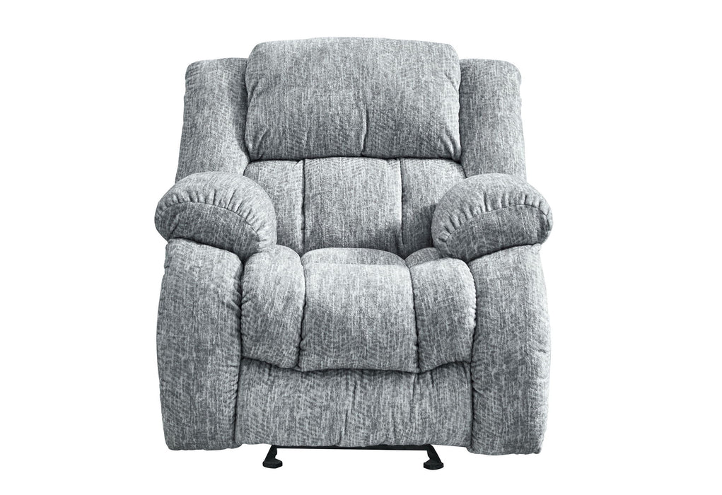 U250 - 3 Piece Living Room Set (Reclining Sofa / Console Reclining Loveseat & Glider Recliner) - Gray - alternate view 4