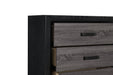 Lisbon - 4 Piece Twin Bedroom Set (Bookcase Twin Bed, Dresser, Mirror And Nightstand) - Black / Gray - alternate view 4